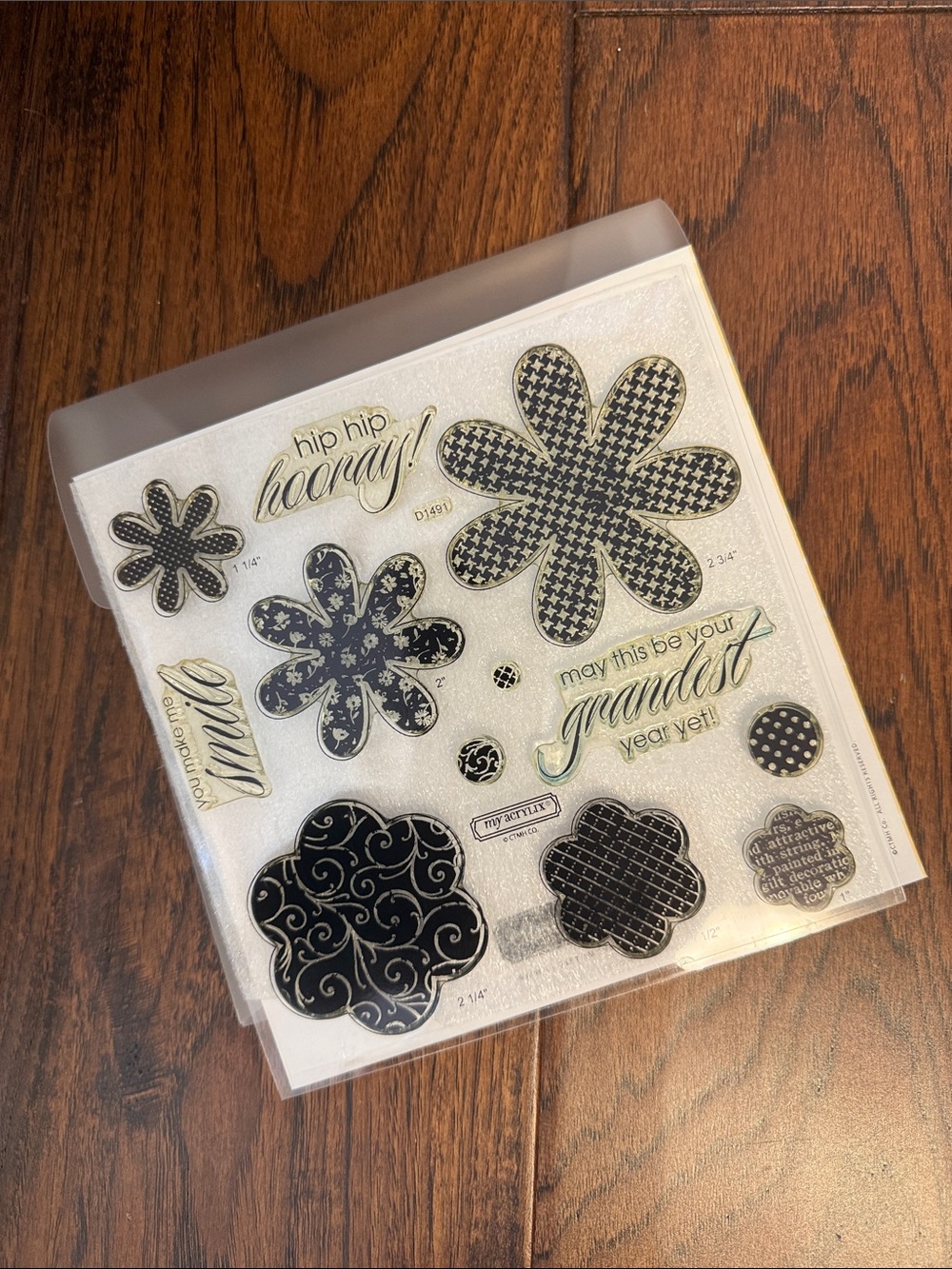 CLOSE TO MY HEART hooray bouquet stamp set - new